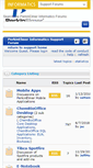 Mobile Screenshot of forums.cambridgesoft.com
